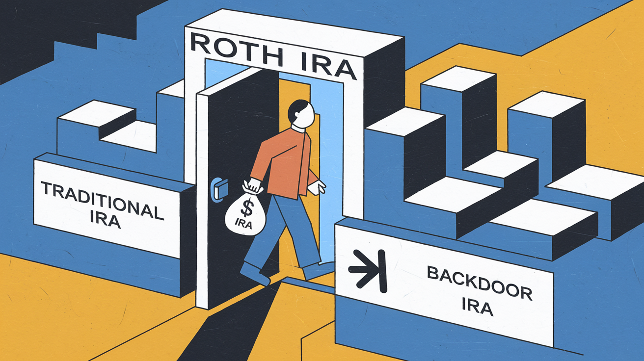 A person using the Backdoor Roth IRA strategy to bypass income limits.