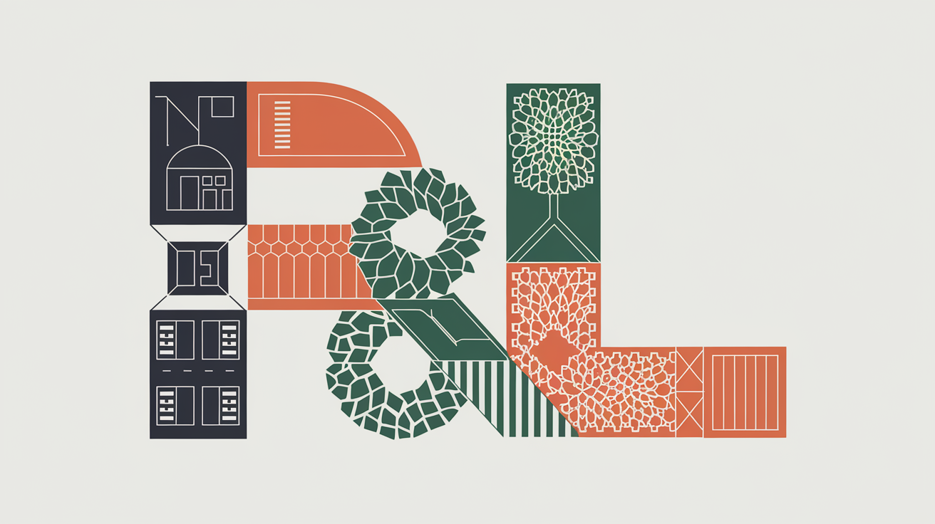 A stylized block illustration depicting the various components of a restaurant P&L statement.